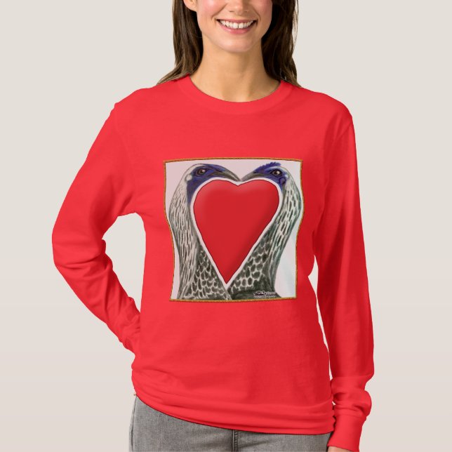 Valentine Game Chickens T-Shirt (Front)