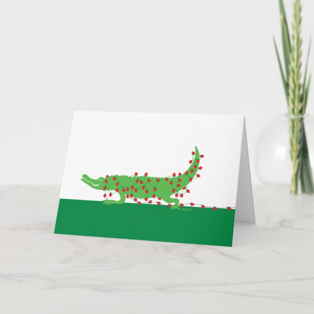 Valentine Gator Holiday Card (Front)