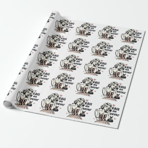 Valentine Gift   Call Me Never Wrapping Paper