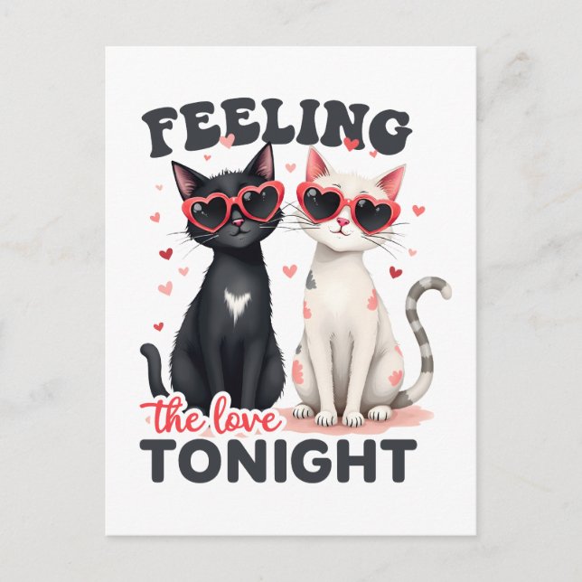Valentine Gift | Feeling The Love Tonight Postcard (Front)