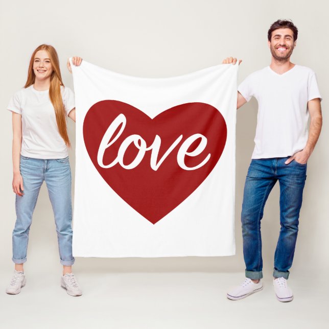 Valentine Gift Fleece Blanket (In Situ)