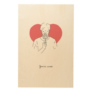 Valentine Gift For Her Him Broken Heart Art