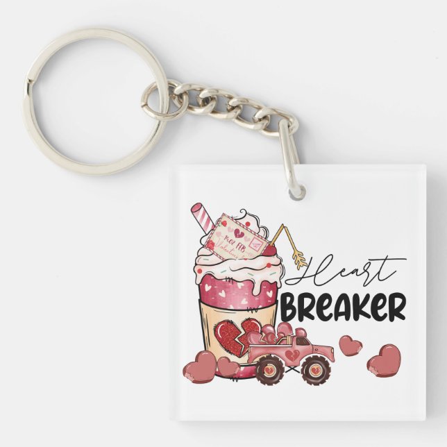 Valentine Gift | Heart Breaker Keychain (Front)