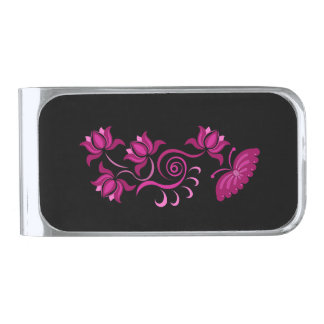 VALENTINE GIFT HUSBAND WIFE GIRLFRIEND BOYFRIEND SILVER FINISH MONEY CLIP
