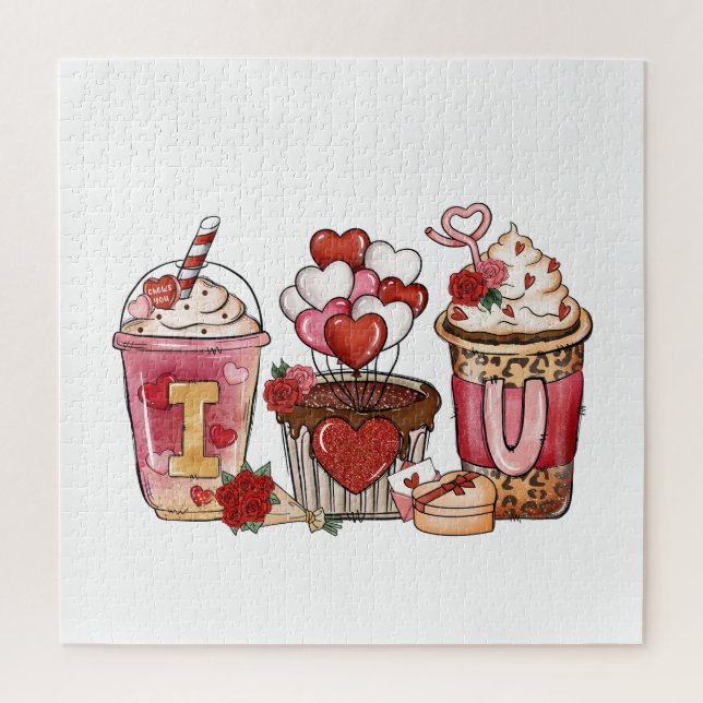 Valentine Gift | I Love You Jigsaw Puzzle (Vertical)