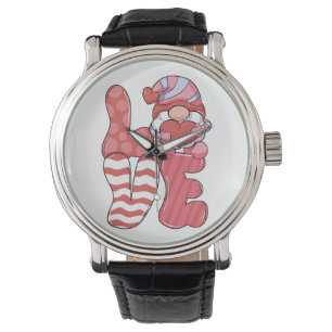 Valentine Gift LOVE Gnome Watch