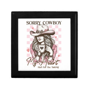 Valentine Gift Sorry Cowboy Box