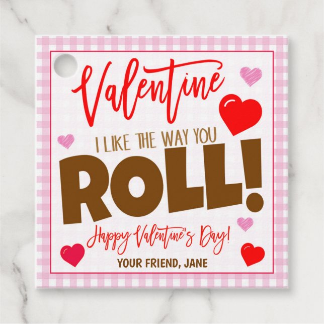 Valentine Gift Tag (Front)