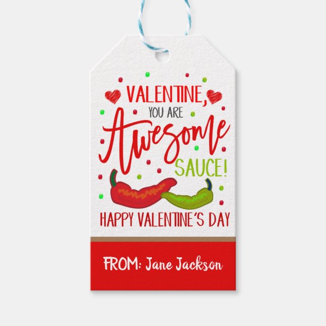 Valentine Gift Tag (Front)