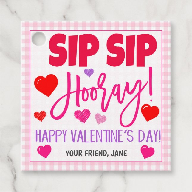 Valentine Gift Tag (Front)