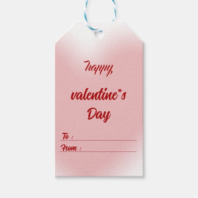 valentine gift tags (Front)