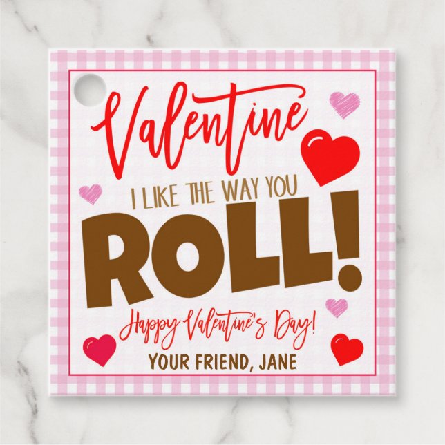 Valentine Gift Tags (Front)