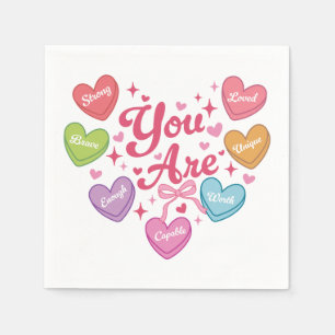 Valentine Gift You Are My Love Napkins