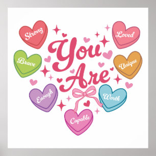 Valentine Gift You Are My Love Poster
