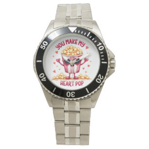Valentine Gift You Make My Heart Pop Watch