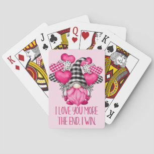 Valentine Gnome Poker Cards