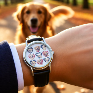 Valentine Golden Retriever Heart Cute Dog Lover Watch