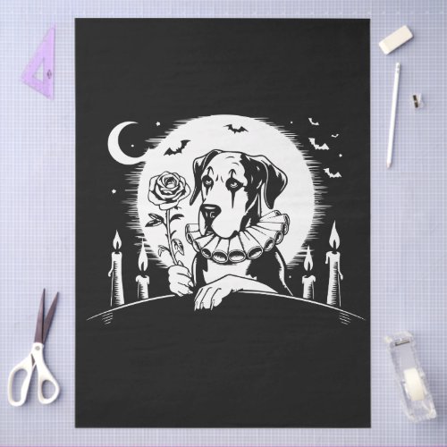 Valentine Great Danes Tissue Paper