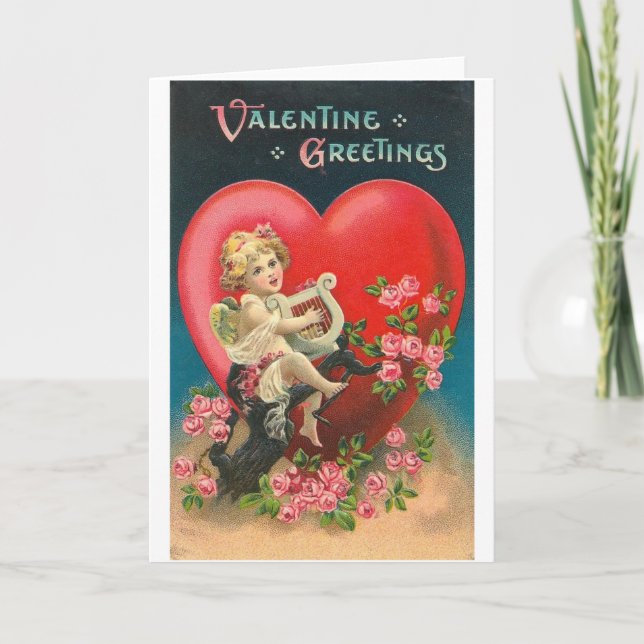 Valentine Greetings Holiday Card (Front)