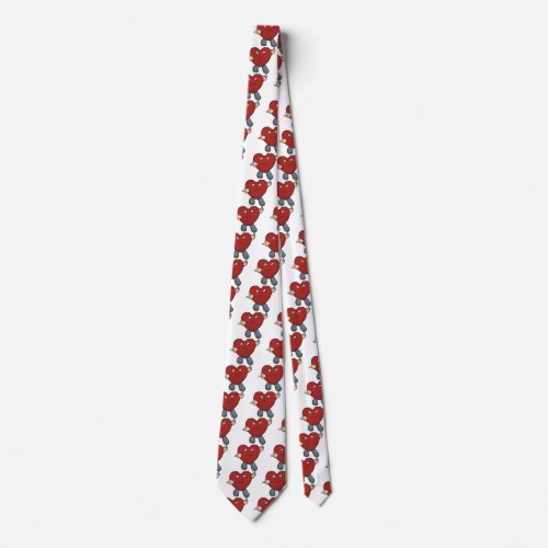 Valentine Heart Character Cute Animated Hearts Tie