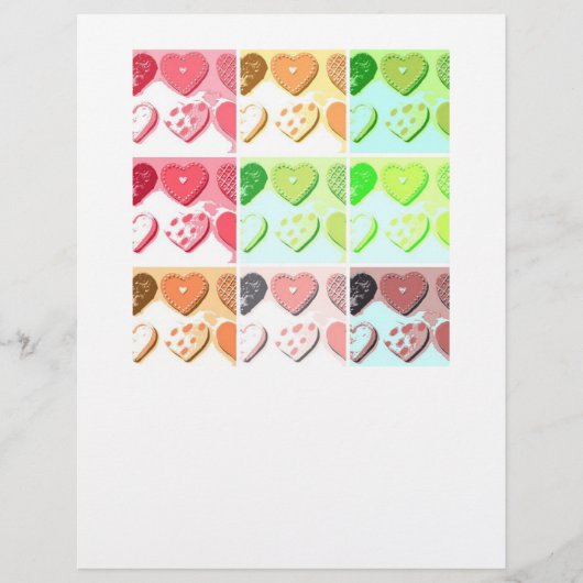 Valentine Heart Cookies (Front)