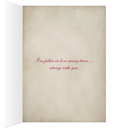 Valentine heart flowers and love verse in envelope (Inside (Right))