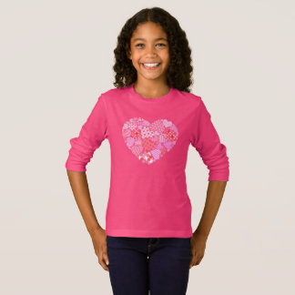 Valentine Heart Girl's T-Shirt