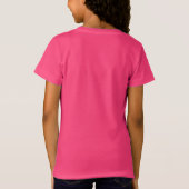 Valentine Heart Girl's T-Shirt (Back)
