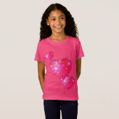 Valentine Heart Girl's T-Shirt (Front Full)