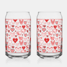 Valentine Heart Glass