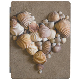 Valentine Heart Made with Shells iPad Smart Cover