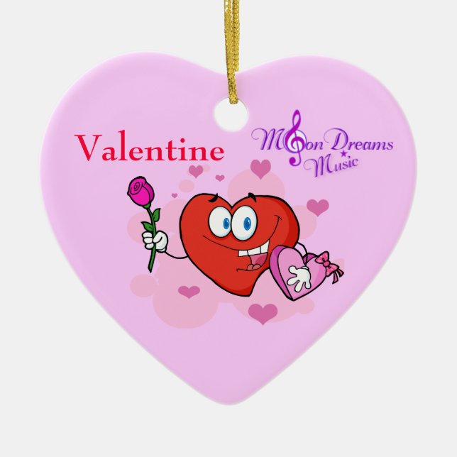 Valentine Heart Ornament (Front)