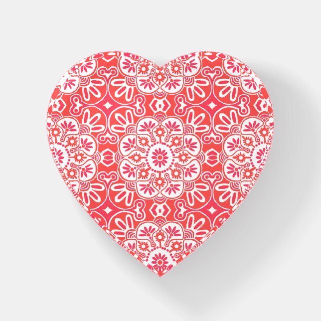 Valentine Heart Paperweight (Front)