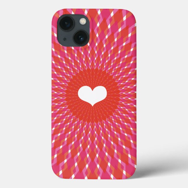 Valentine Heart Pop Case-Mate iPhone Case (Back)
