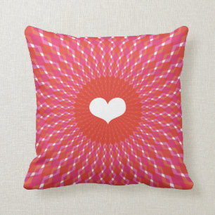 Valentine Heart Pop Throw Pillow