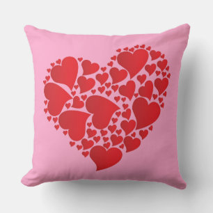 Valentine Heart Throw Pillow