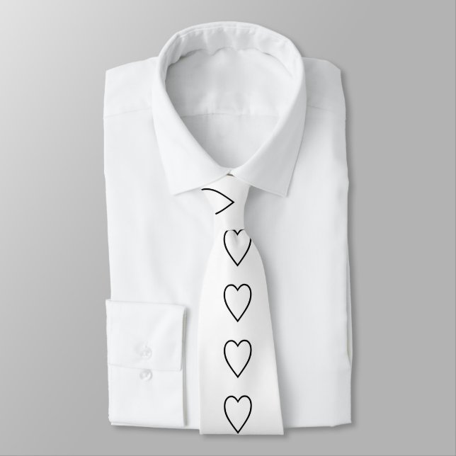 VALENTINE HEART tie (Tied)