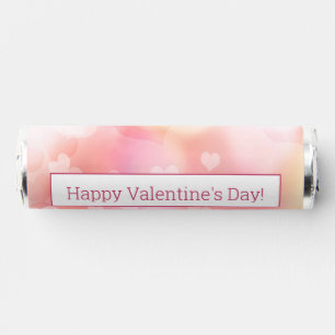 Valentine Hearts Background Breath Savers® Mints
