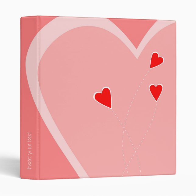 Valentine Hearts Binder (Front/Spine)