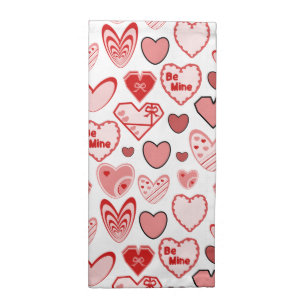 Valentine Hearts Cloth Napkin