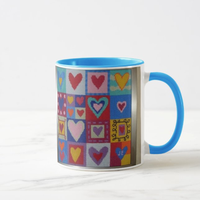 Valentine Hearts Coffe Tea Mug (Right)
