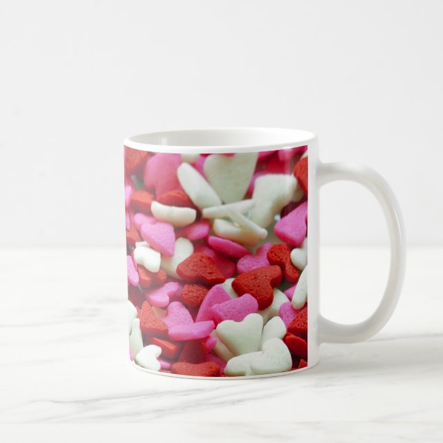 Valentine Hearts Coffee Mug (Right)
