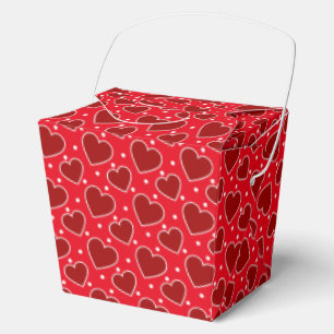 Valentine Hearts Favor Boxes