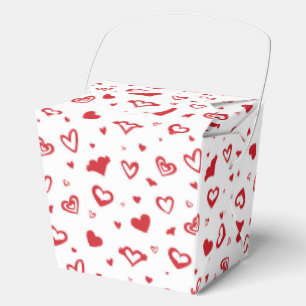 Valentine Hearts Favor Boxes