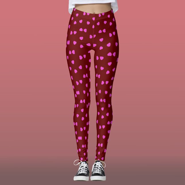 Valentine Hearts Leggings (Creator Uploaded)