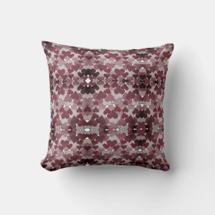 Valentine Hearts Mirror   Fog Throw Pillow
