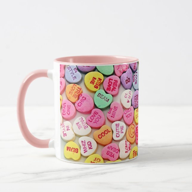 Valentine Hearts Mug (Left)