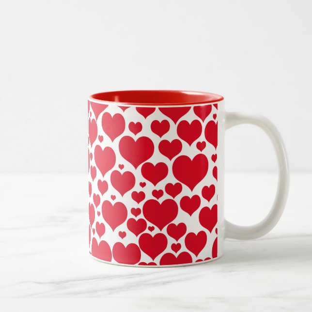 Valentine Hearts Mug (Right)