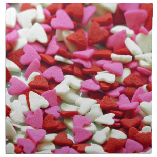 Valentine Hearts Napkin
