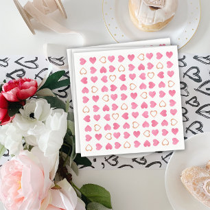 Valentine Hearts Napkins